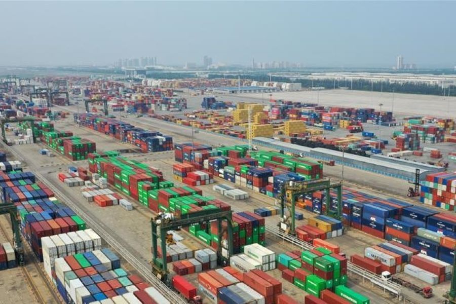 Tianjin port posts rise in iron ore imports in H1.jpeg